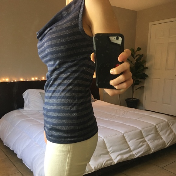 NYE Converse Navy & Silver metallic Tank CLEARANCE - Picture 2 of 5